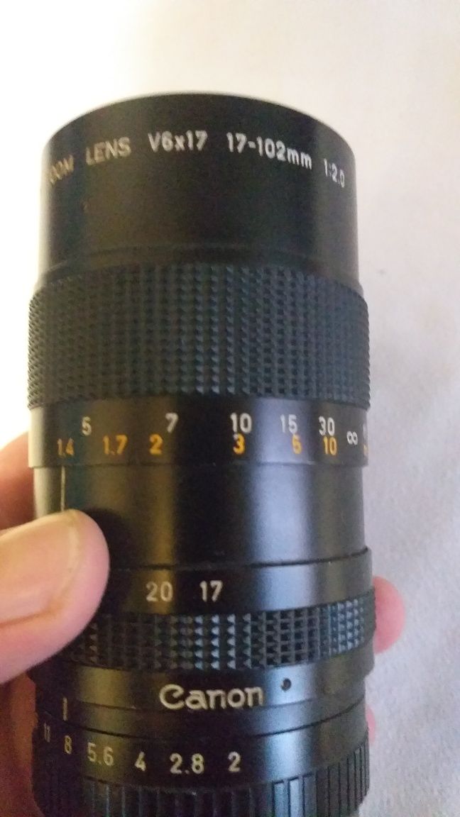 Винтажный телеобьектив для камеры Canon!