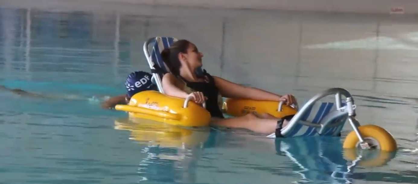 Wózek plażowo kąpielowy dla osób niepełnosprawnych amfibia wodna 2 szt