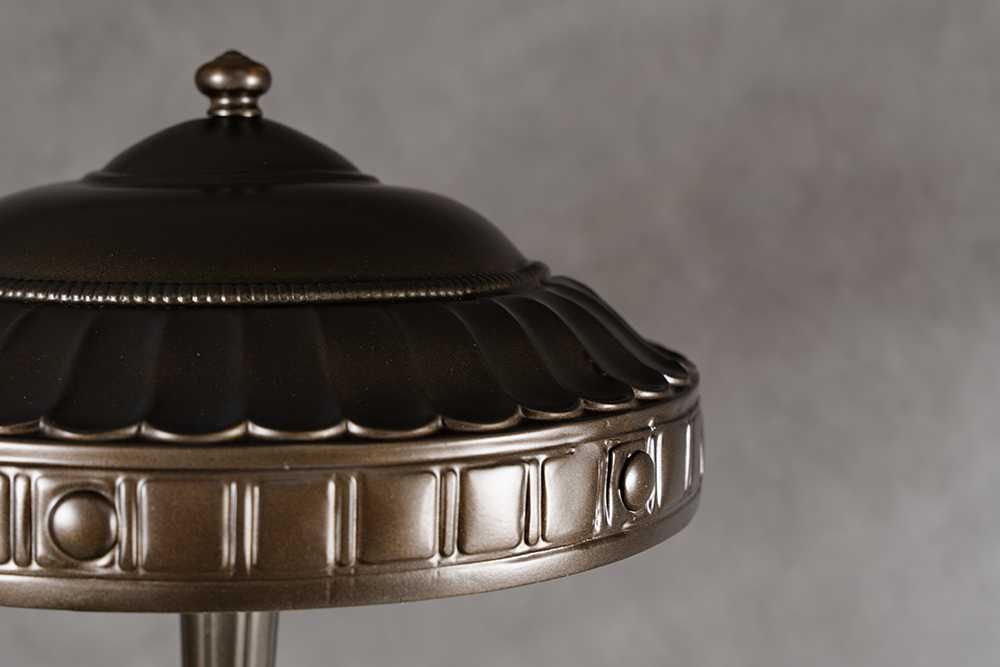 Klasyczna lampa biurkowa z mosiądzu – Art Deco, I poł. XX w.