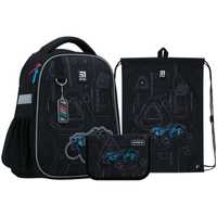 Набір шкільний рюкзак Kite + пенал + сумка для взуття для 1 класу