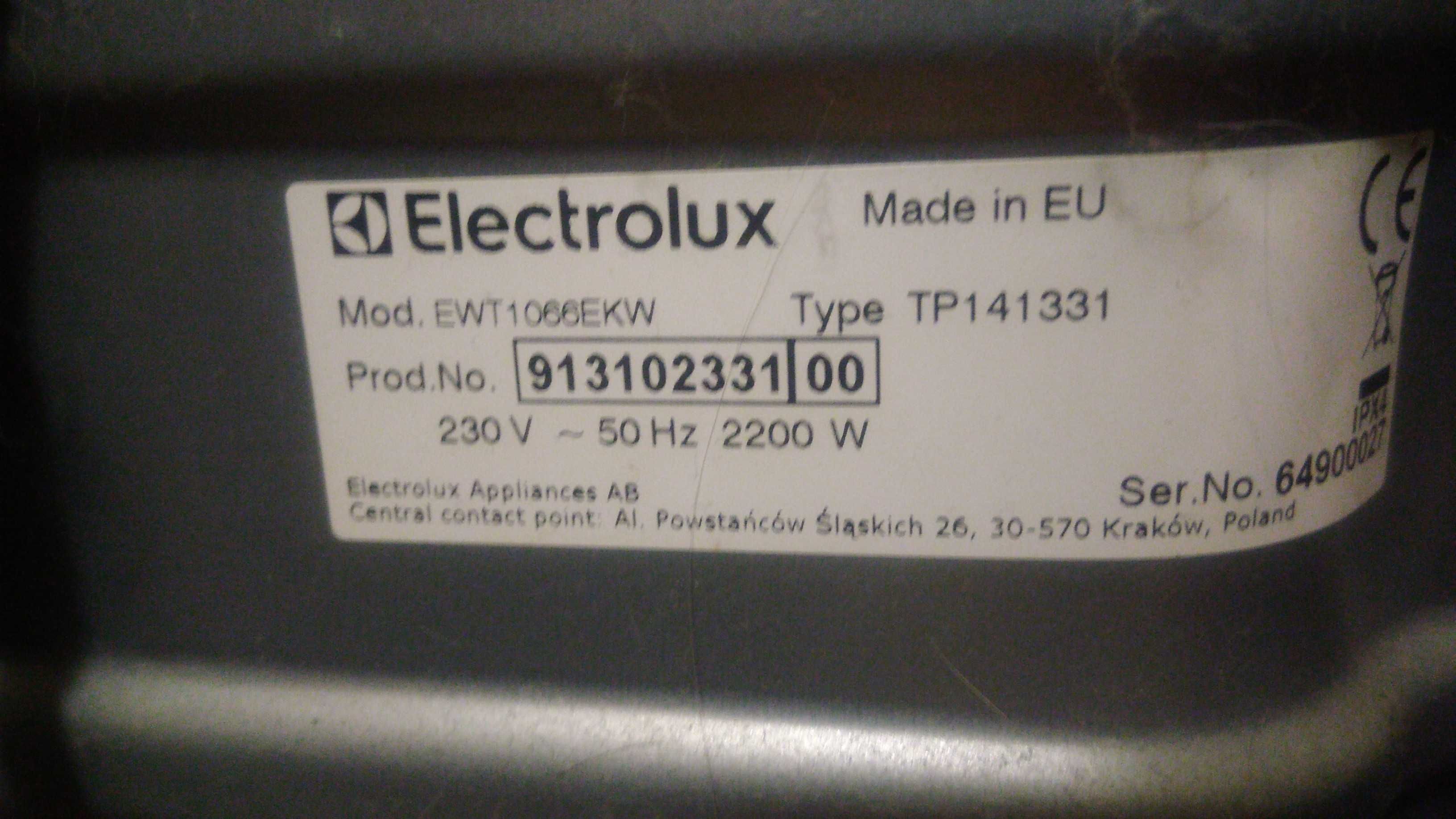 Pralka Electrolux