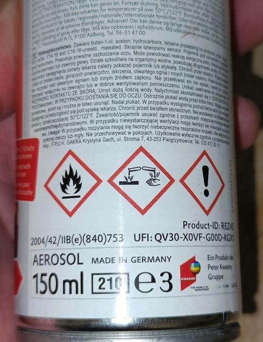 Lakier samochodowy w sprayu Auto-K Ford Machine Silver 2QTC - Zestaw 2