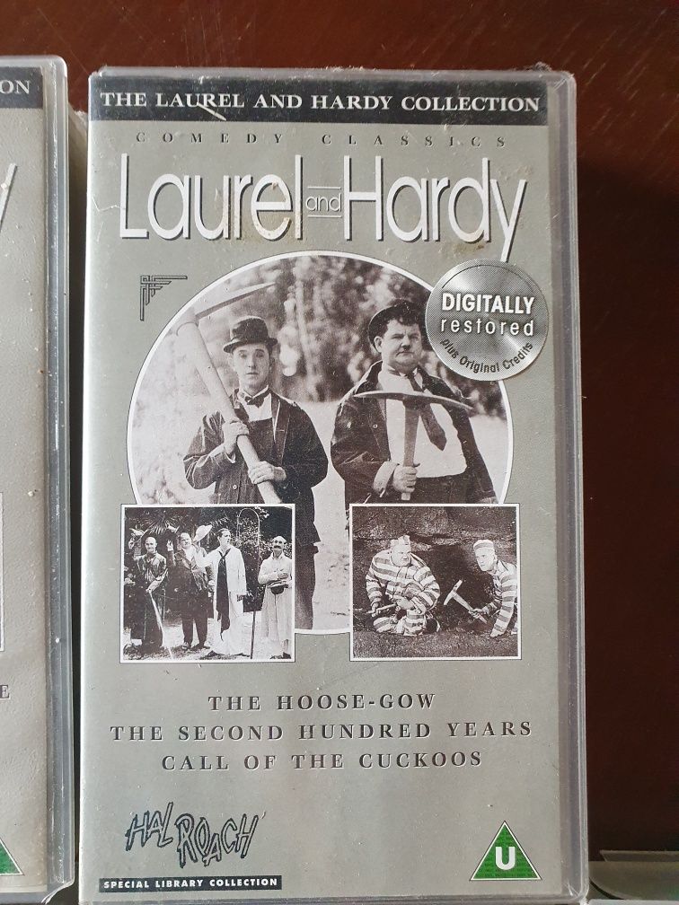 VHS Laurel and Hardy / Bucha e estica