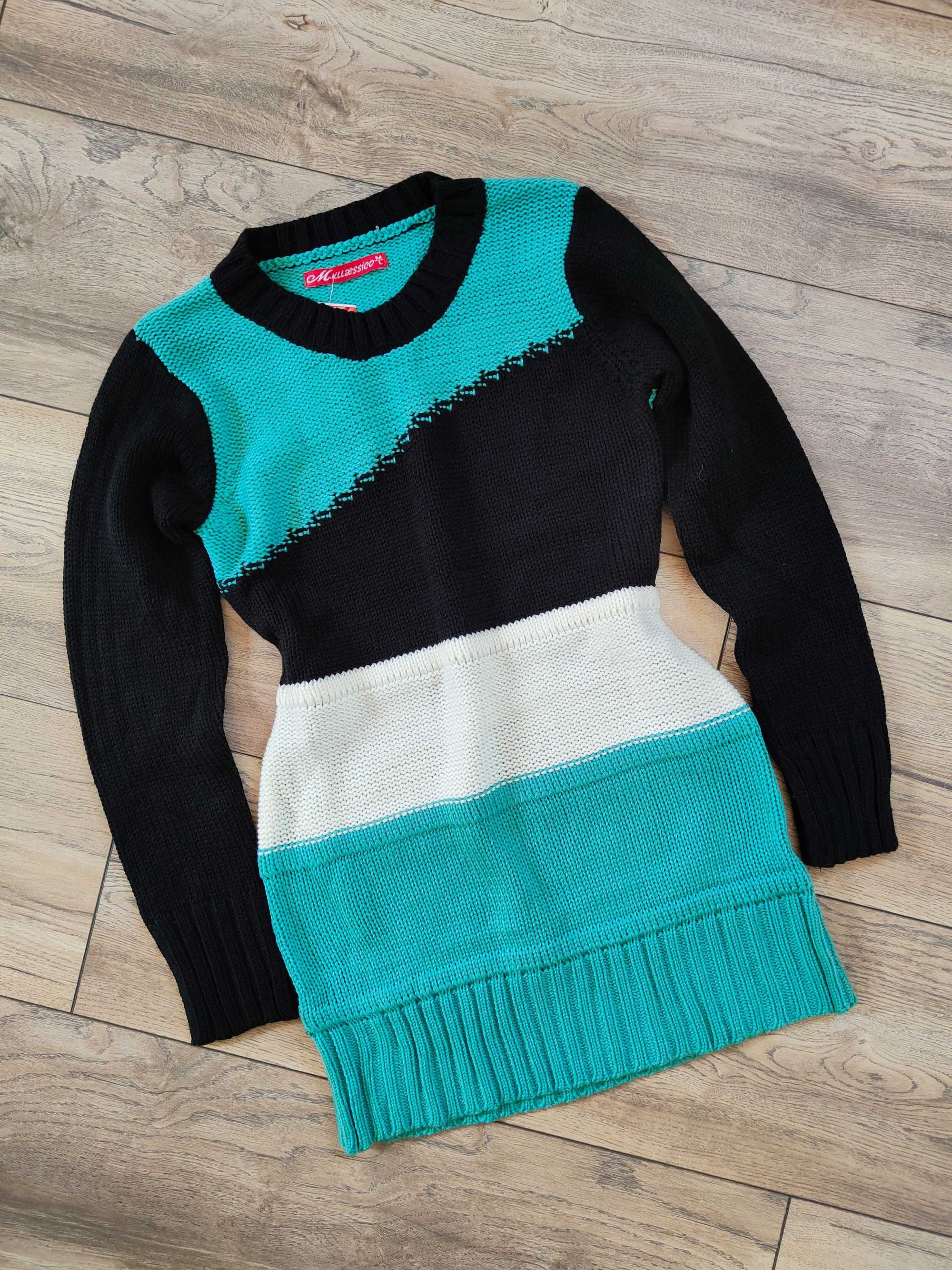 Sweter w paski M L