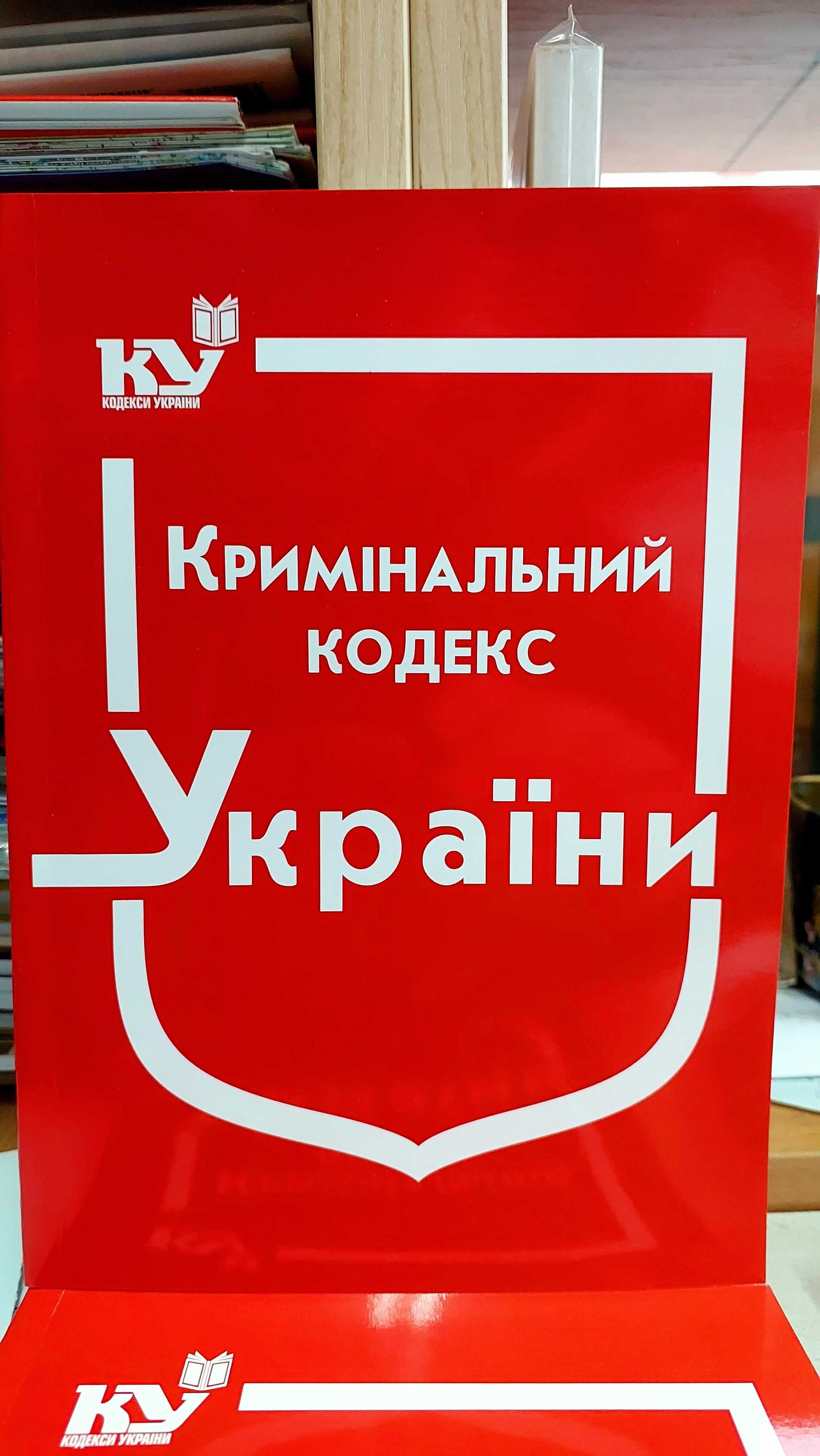 Кримінальний кодекс України травень 2024 рік Паливода