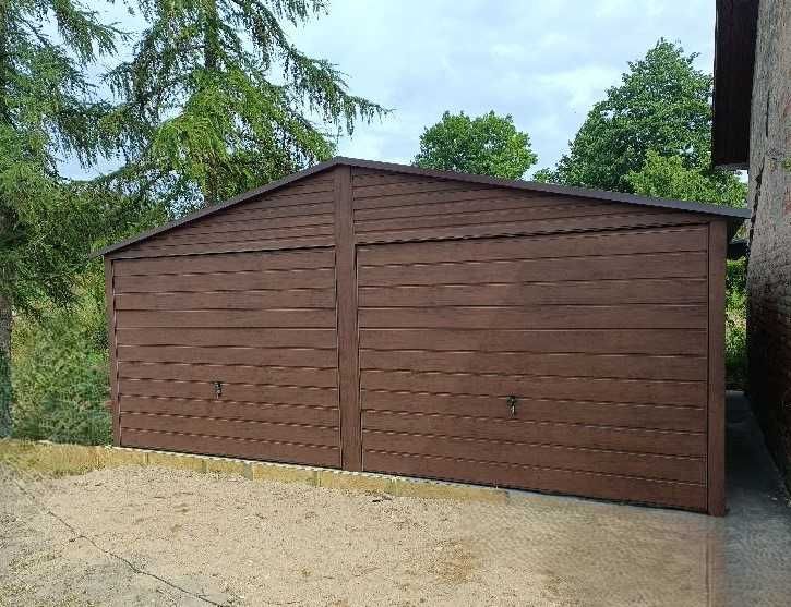 Garaż Blaszany 6x6 Premium, konstrukcja profil, PROMOCJA!