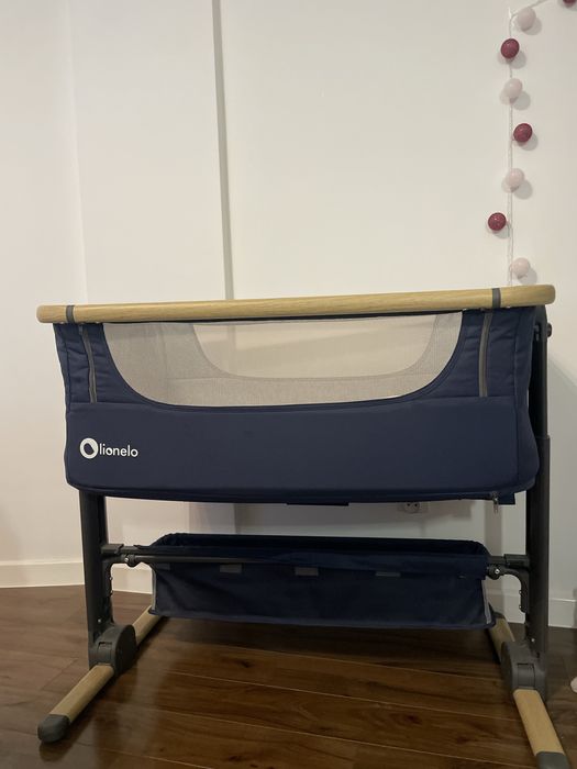 Łóżeczko dostawne Lionelo 3w1 Timon z kółkami do lekkiego odświeżenia