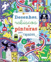 Livro "Desenhos, rabiscos e pinturas para rapazes", da Edicare