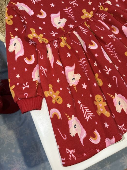 Новорічна сукня на флісі