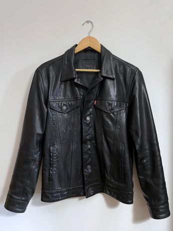 Casaco Levis couro de buffalo - Trucker Jacket Leather