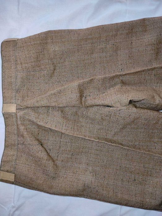 Брюки рабочие сварочные брезентовые, водонепроницаемая пропитка, 52р.