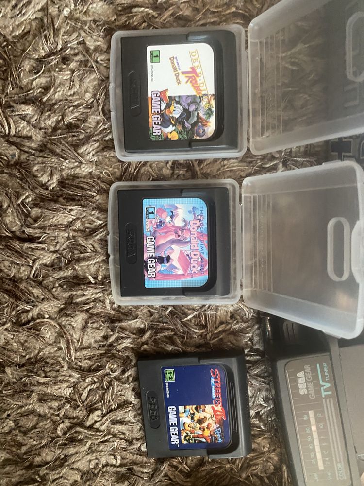Sega Game Gear GameGear pudelko instrukcje uszkodzone kondensatory