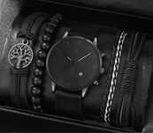 Zegarek 43mm  Casual unisex geneva plus cztery bransoletki