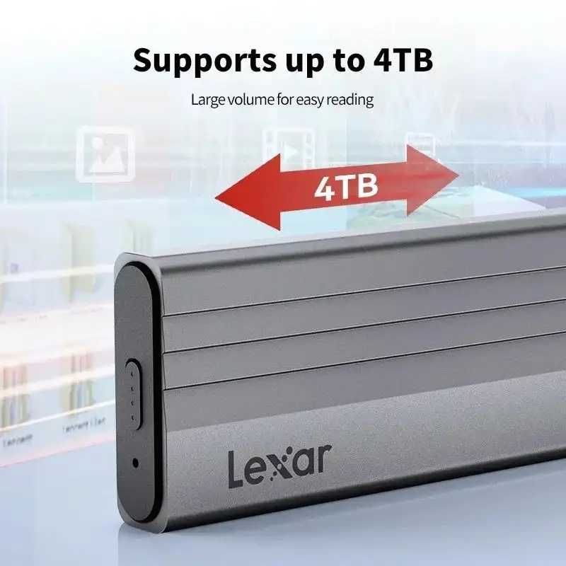 Lexar E300 NVMe 10Gbps M2 SSD карман Type-C противоударный корпус