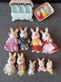 sylvanian families rodzina królików