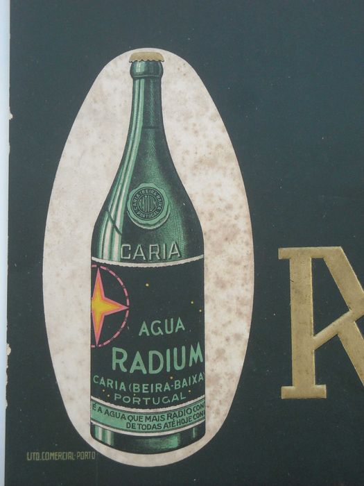Cartaz Publicitário - Água Radium