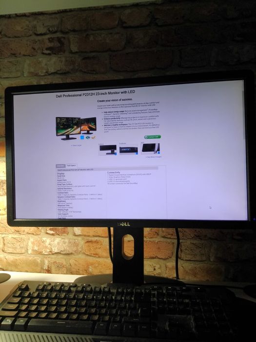 Monitor Dell p2312ht 23 cale fhd