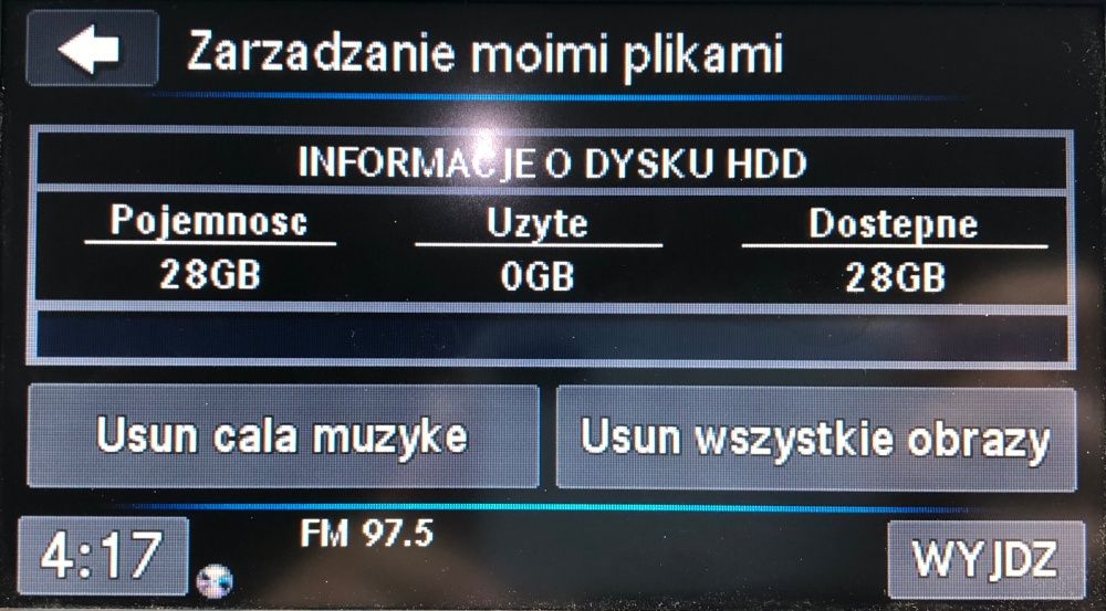 Polski język DODGE RBZ radio