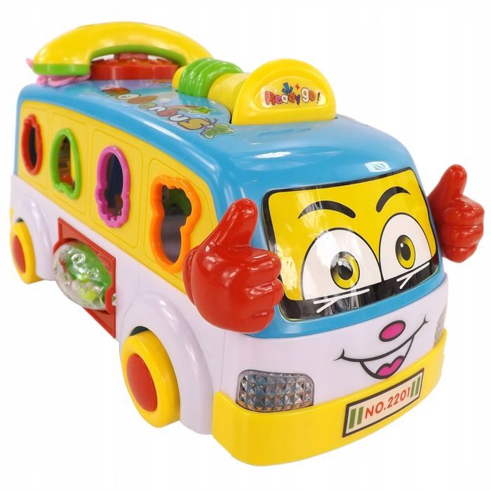 Interaktywny Autobusik Z Telefonem Klocki 2201N