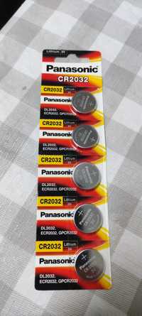 5 pilhas PANASONIC CR2032