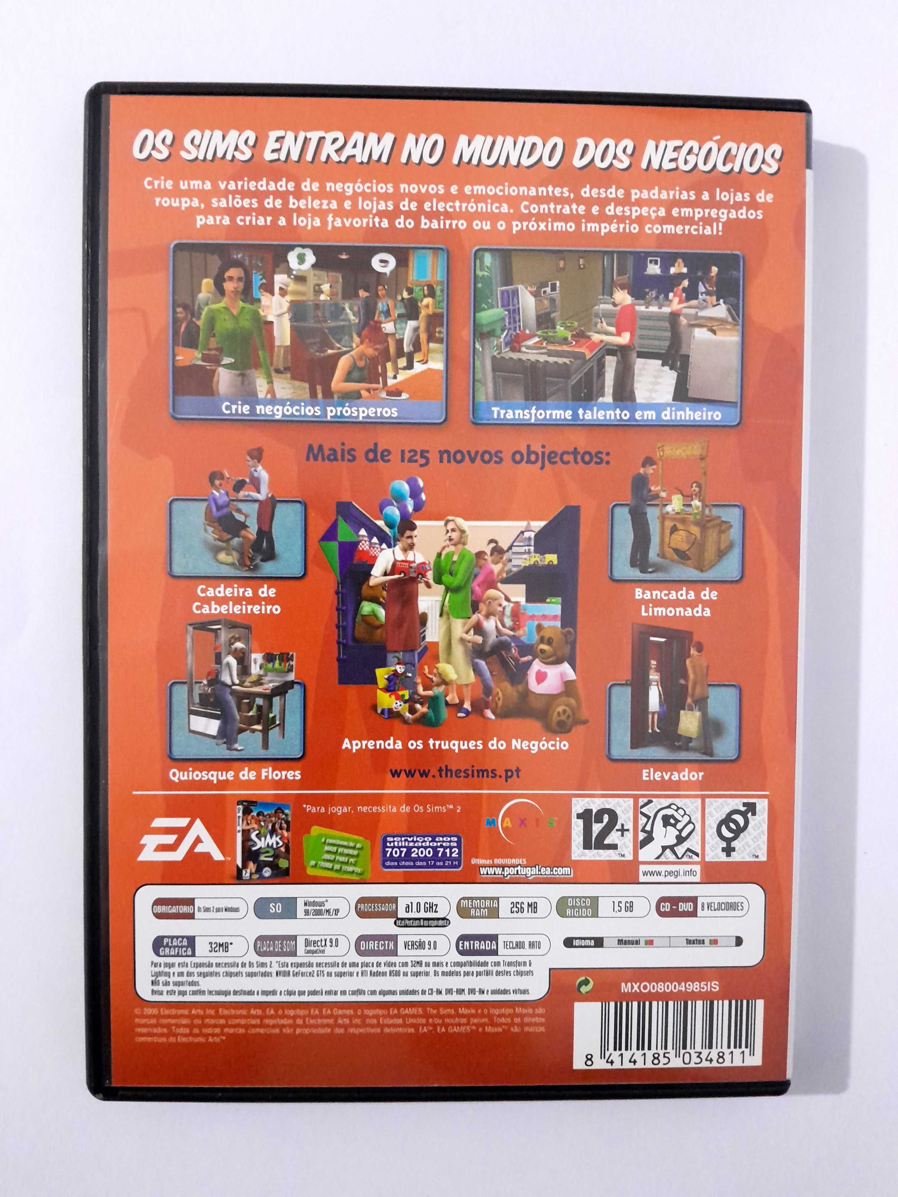 Os Sims 2 - Aberto para Negócios (expansão) para PC