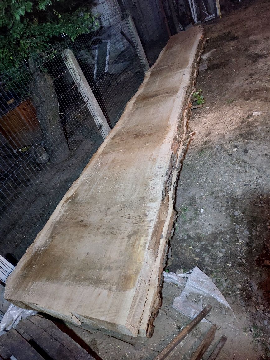 Topola plaster stół konferencyjny tarcica deski brusy monolit.