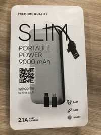 Powerbank Slim 9000 mAh