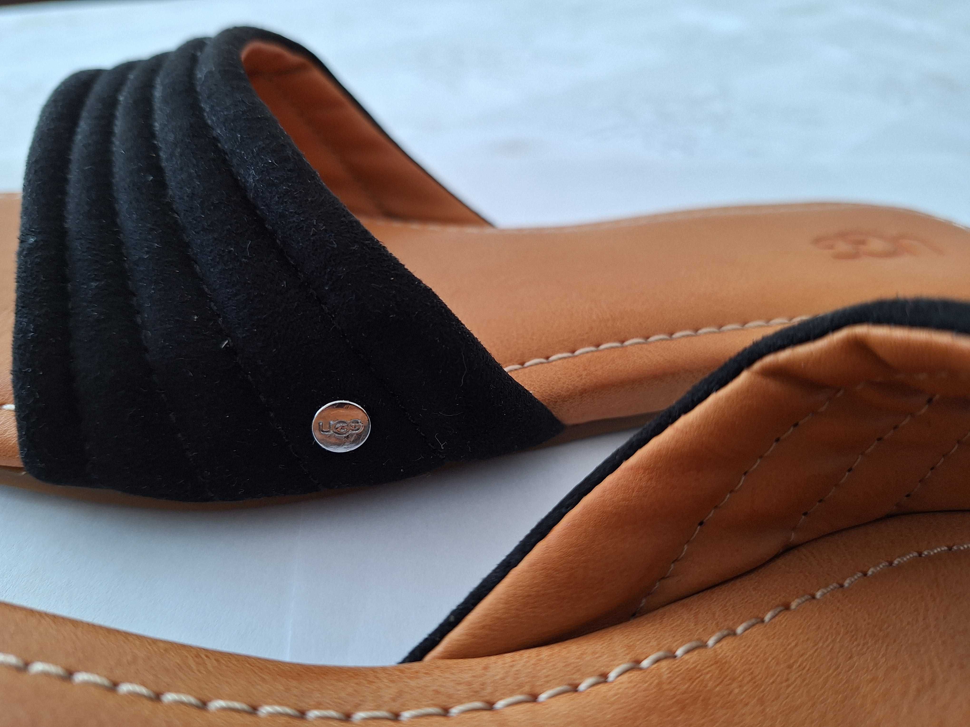 Klapki damskie UGG JURUPA czarne rozm. 37
