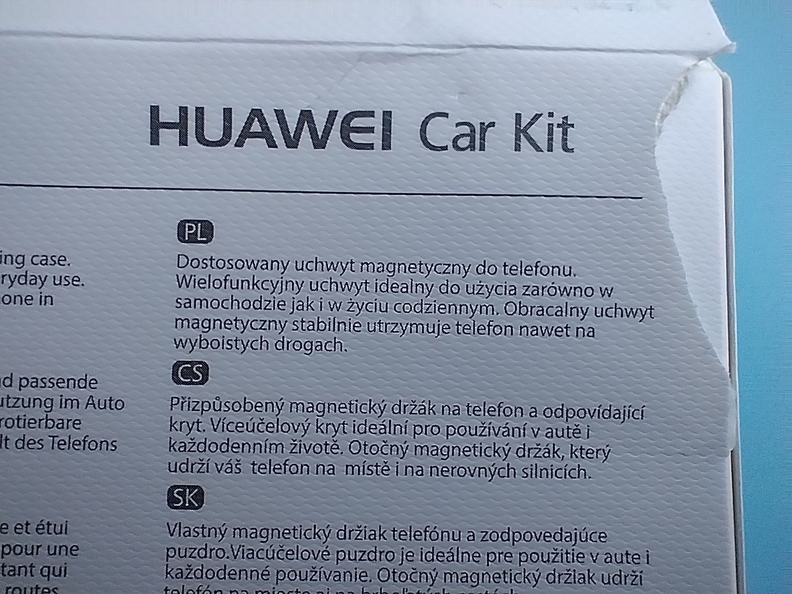 Huawei Mate 10 Pro Car Kit etui + uchwyt Baseus