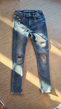 H&M jeansy rozmiar 158 slim fit