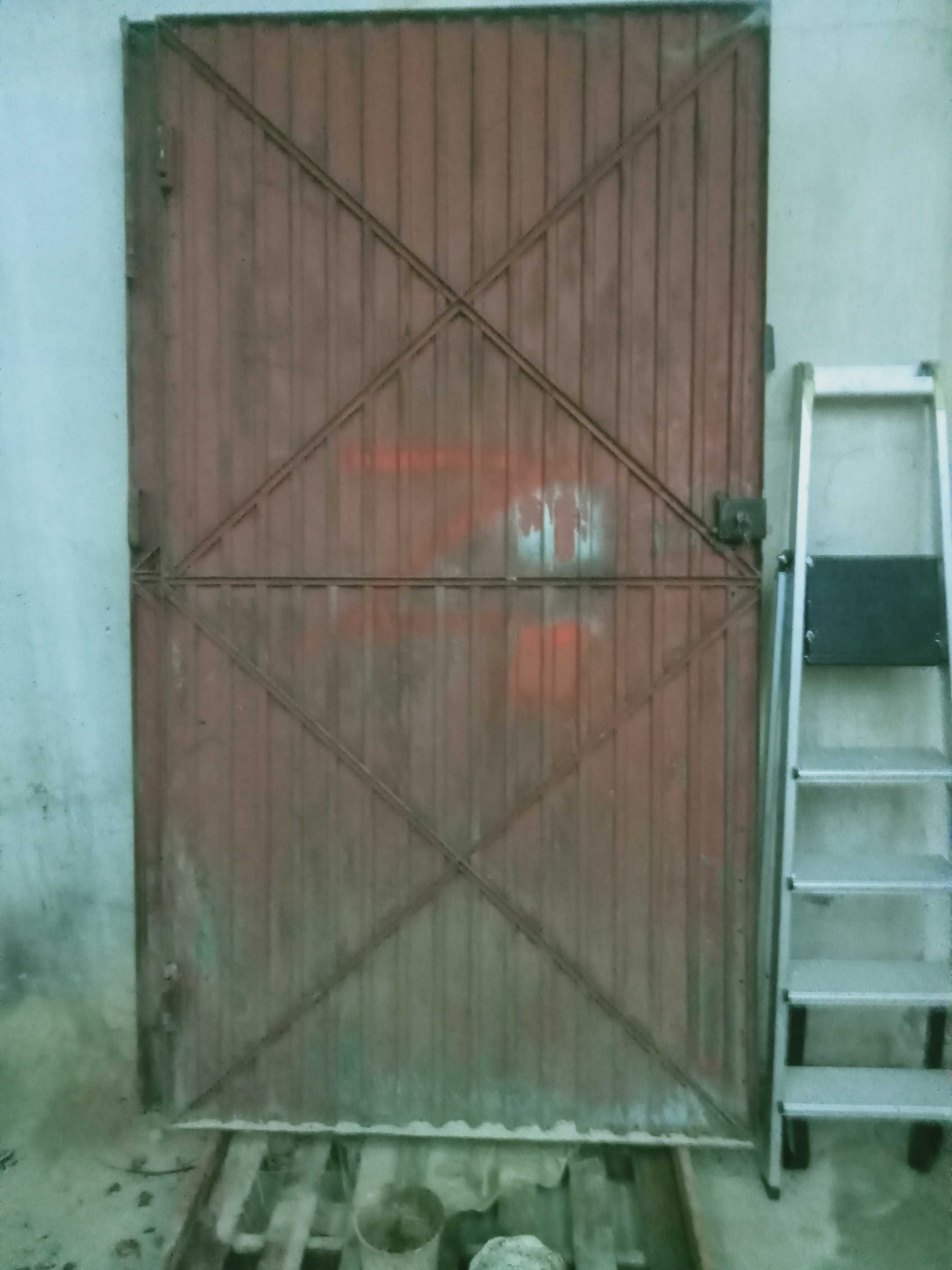Portão metálico chapa zincada