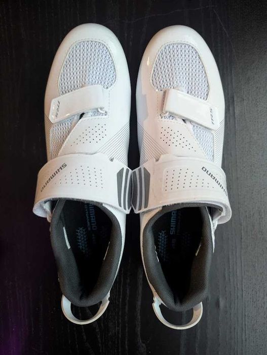 Ténis Shimano TR5 Triatlo branco Tamanho 46