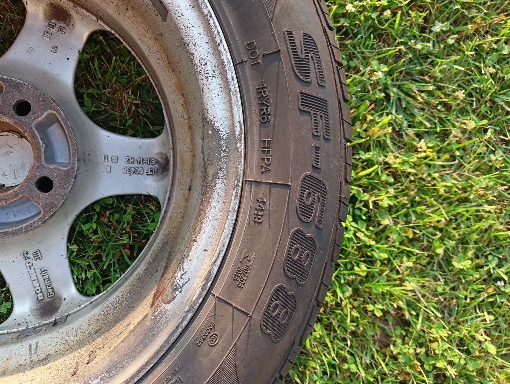 Felgi z oponami 4x100, 185-60 R14