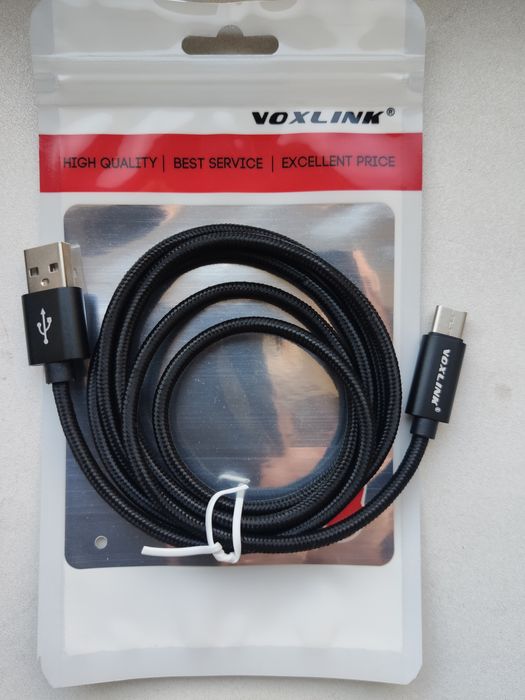 Кабель Voxlink  Tape-C 120см  3 А.