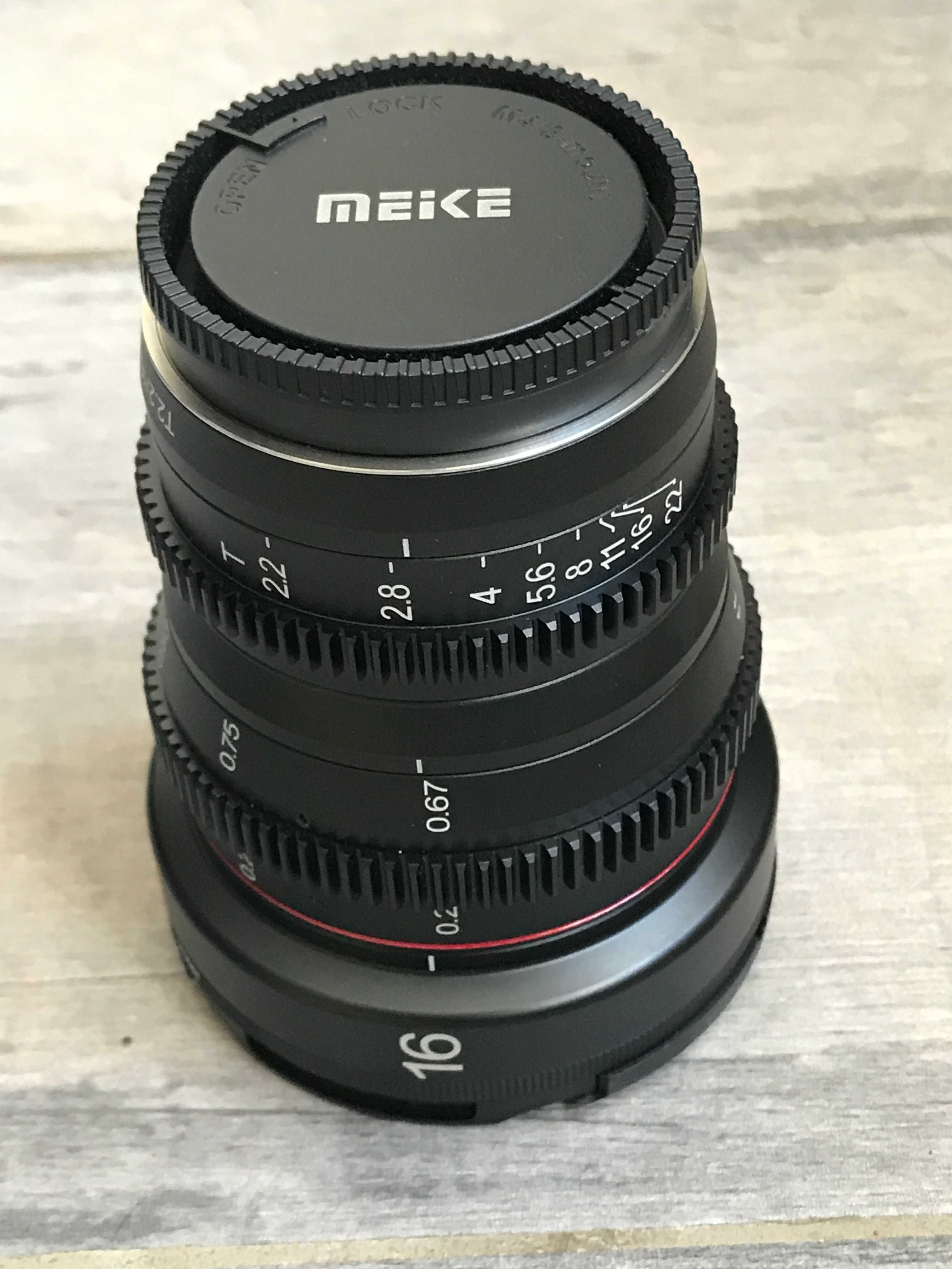 Об'єктив Meike Cine Lens 16mm T2.2 for MFT + фільтр