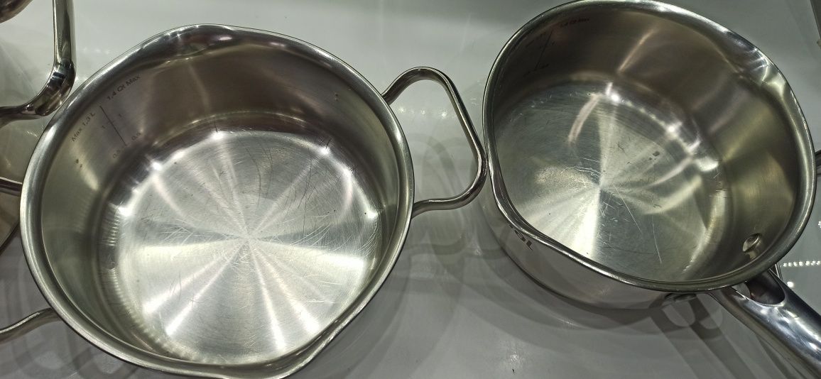 Garnki Tefal duetto on 7 elementów( 4 garnki)