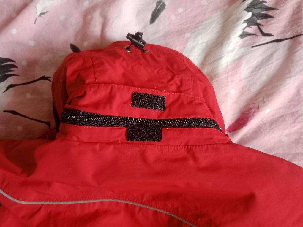 Męska kurtka zimowa ocieplana czerwona Feel Free M