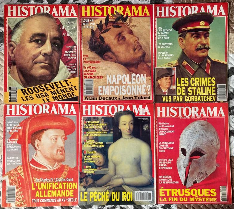 Revistas Historama Anos '80 e '90 (preço unitário)