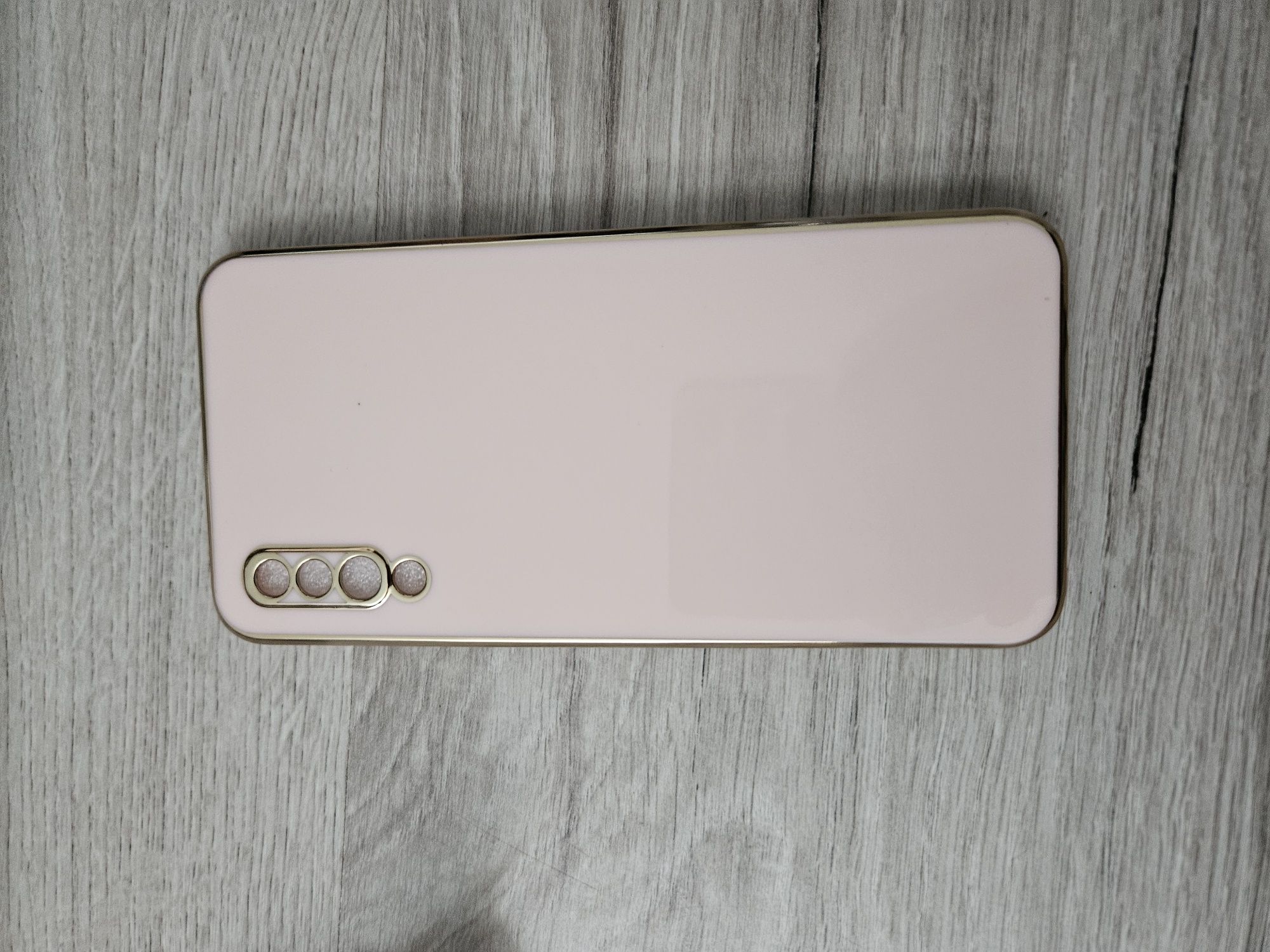 Plecki silikonowe różowo złote samsung A50