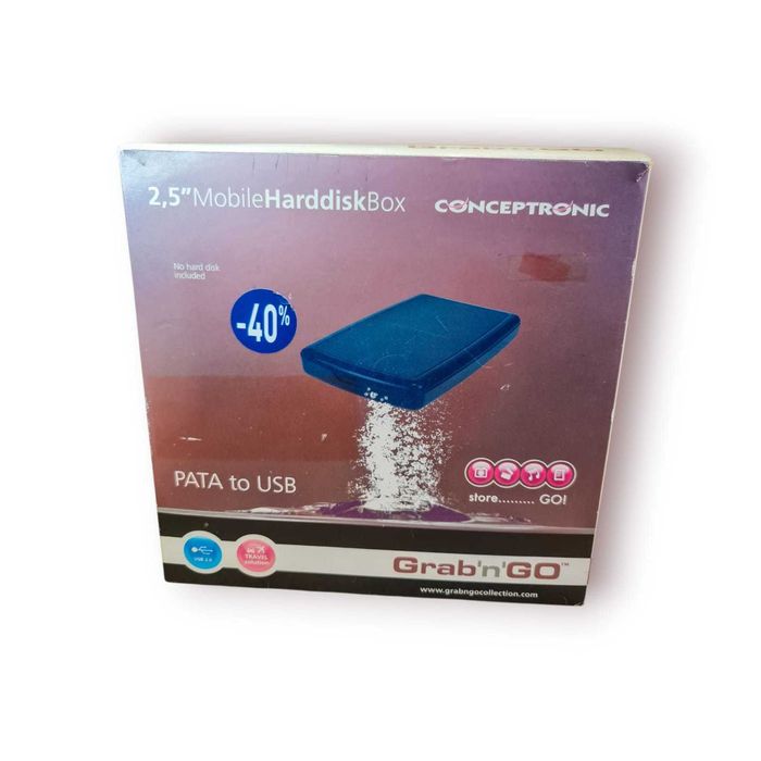 Conceptronic 2,5″ MobileHarddiskBox – IDE/PATA para USB 2.0