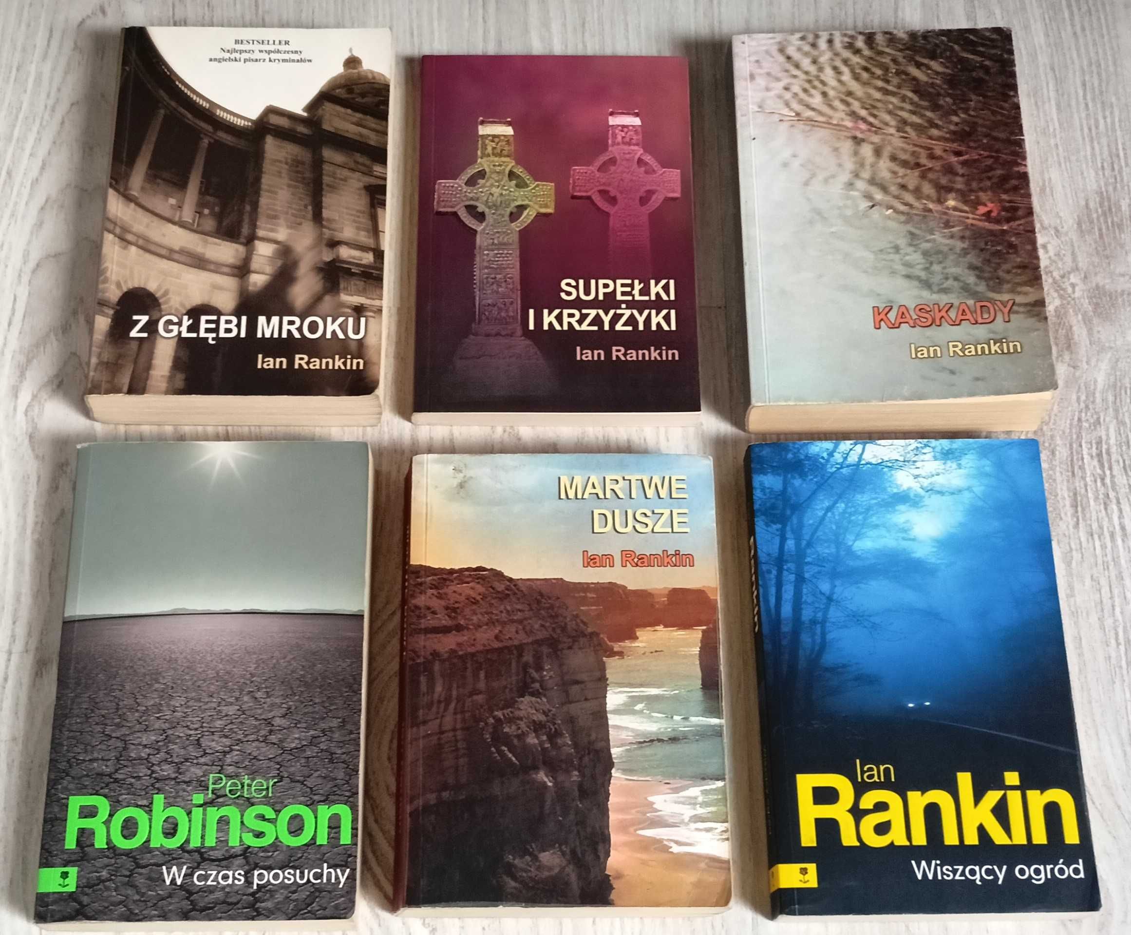 6x Rankin Martwe Supełki Kaskady Z głębi mroku Robinson W czas posuchy