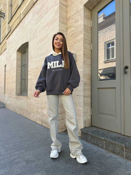 В наличии! Теплый качественный свитшот 3 цвета + Подарок