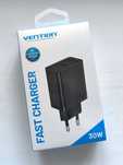Vention 30W, блок живлення, зарядний пристрій для смартфону, новий