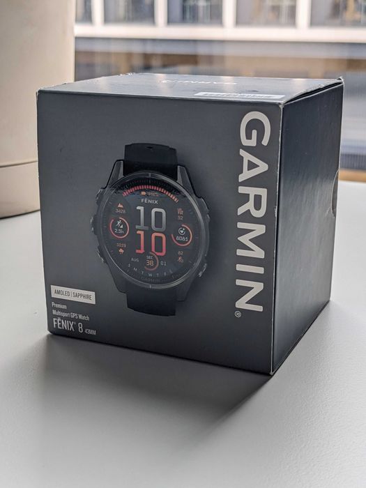 Garmin Fenix 8 Sapphire Titanium AMOLED 43 mm – stan jak nowy
