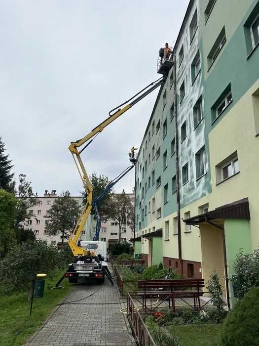 Wynajem zwyżka podest podnośnik koszowy 4x4 20m 22m 25m 24h/7