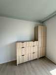 Ikea Besta 120x114 i 60x201 dąb bejcowany na biało