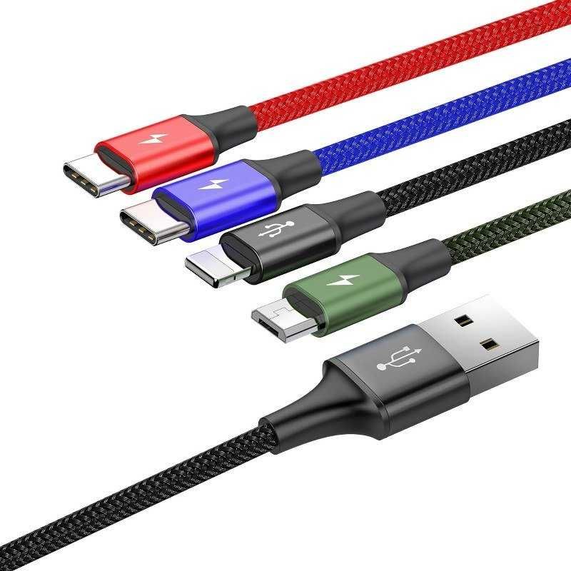 Kabel USB 4w1 2xUSB-C