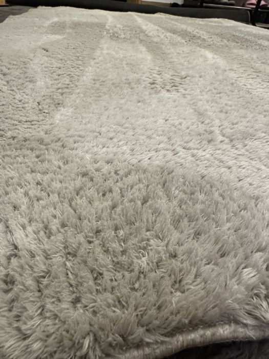 # Dywan Shaggy 130x170 Jasny Szary 170x130 Dobry Stan Mozliwa wysylka!