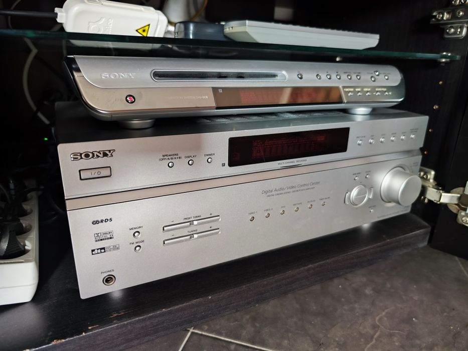 Sistema Home Cinema Completo Sony DAV-SC8 (5.1) + Recetor STR-DE597