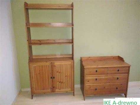 IKEA LEKSVIK-HEMNES-drewno-regał-komoda-szafka HEMNES-szafa